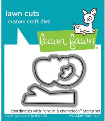 Lawn Cuts Custom Craft Dies - One in a Chameleon