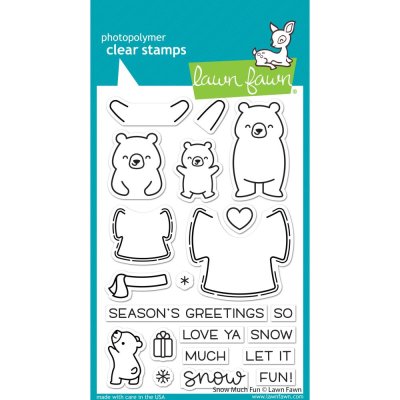 Lawn Fawn Clear Stamps - Snow Much Fun