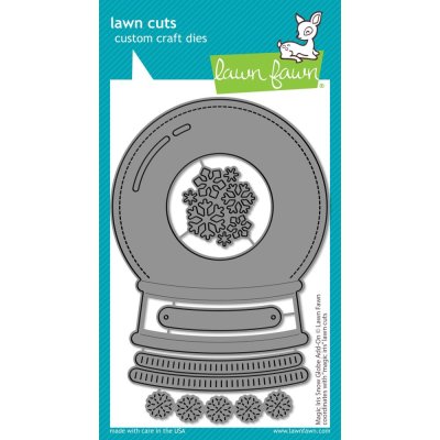 Lawn Cuts Custom Craft Dies - Magic Iris Snow Globe Add-On