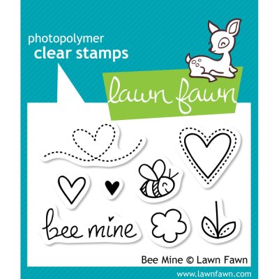 Lawn Fawn Clear Stamp Set - Bee Mine