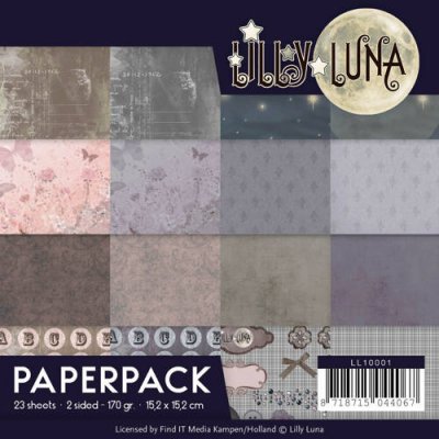 Lilly Luna 6”x6” Paper Pack - Lilly Luna (23 sheets)