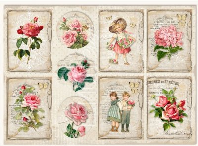 Lemoncraft A4 Paper Sheet - Vintage Time 005