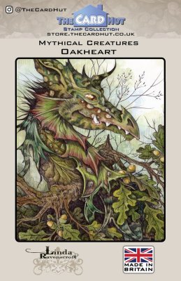The Card Hut A5 Clear Stamp Set - Mythical Creatures Oakheart