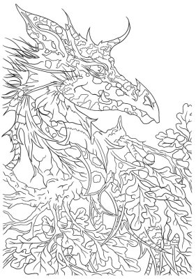 The Card Hut A5 Clear Stamp Set - Mythical Creatures Oakheart
