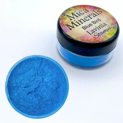 Lavinia Stamps Mica Minerals - Blue Bird