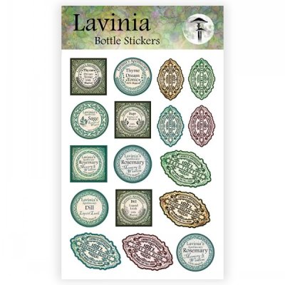 Lavinia Stamps Stickers - Vintage Bottle