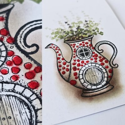Lavinia Stamps Velvet Powder - White
