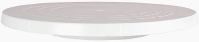 Little Venice Cake Company - 14" Professional Revolving Turntable - Lace White (Short)