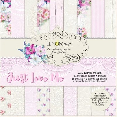 Lemoncraft 6"x6" Paper Stack - Just Love Me (36 papers)