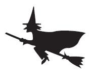 Martha Stewart Punch Halloween motiv witch