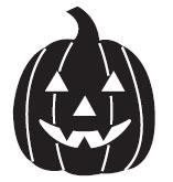 Martha Stewart Punch Halloween motiv pumpkin