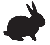 Martha Stewart Edge Punch - Sitting bunny