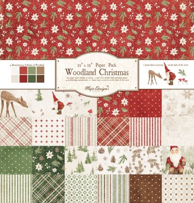 Maja Design Woodland Christmas 12"x12" Collection Pack (17 sheets)