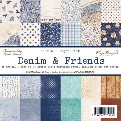 Maja Design - 6 x 6 Denim & Friends (48 sheets)