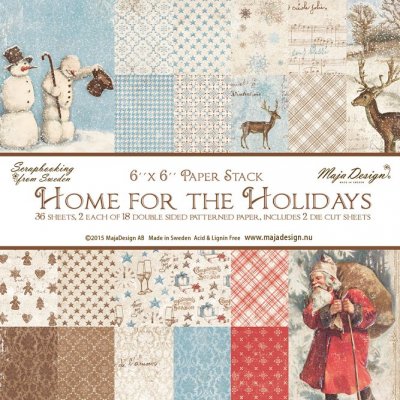 Maja Design Home for the Holidays 6x6 Paper Stack (36 sheets)