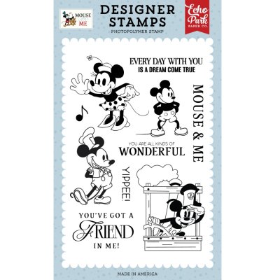 Echo Park Stamp Set - Mouse And Me