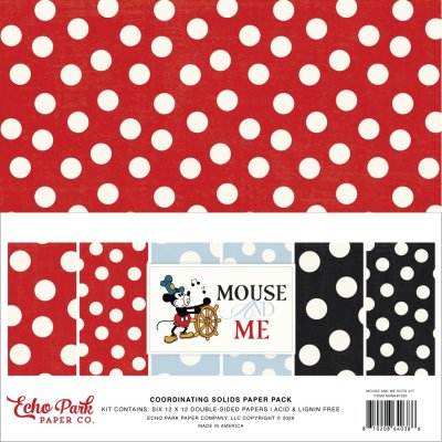 Echo Park 12"x12" Paper Kit - Mouse And Me Dots (6 sheets)