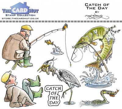 The Card Hut Clear Stamps - Catch Of The Day