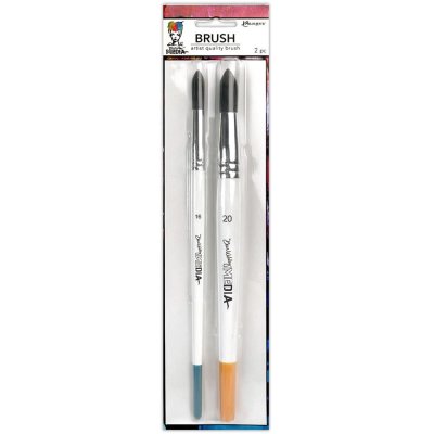 Dina Wakley Media Round Brush Set - #16 & #20