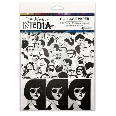 Dina Wakley MEdia Collage Paper - Bold