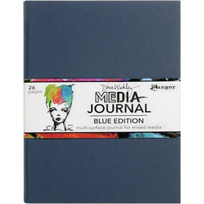 Dina Wakley 8"x10" Media Journal - Blue Edition