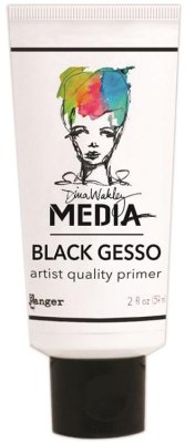 Dina Wakley Media Gesso - Black (59ml Tube)