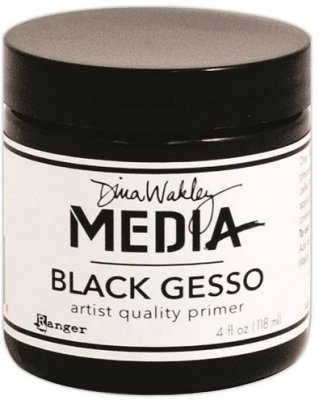 Dina Wakley Media Gesso - Black (118 ml)