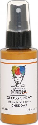Dina Wakley Media Gloss Sprays - Cheddar (56 ml)
