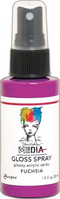 Dina Wakley Media Gloss Sprays - Fuchsia (56 ml)
