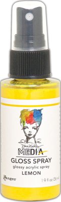 Dina Wakley Media Gloss Sprays - Lemon (56 ml)