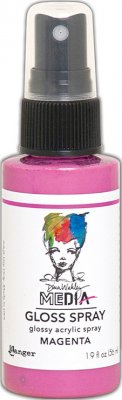 Dina Wakley Media Gloss Sprays - Magenta (56 ml)