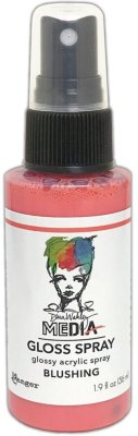 Dina Wakley Media Gloss Sprays - Blushing (56 ml)