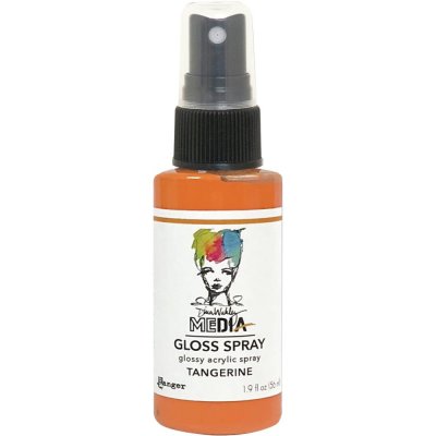 Dina Wakley Media Gloss Sprays - Tangerine (56 ml)