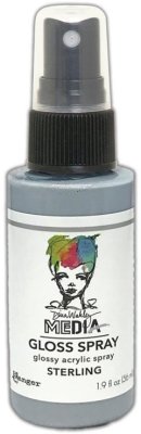 Dina Wakley Media Gloss Sprays - Sterling (56 ml)