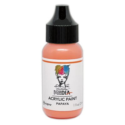 Dina Wakley Media Heavy Body Acrylic Paints - Papaya