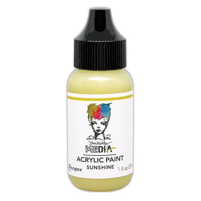 Dina Wakley Media Heavy Body Acrylic Paints - Sunshine