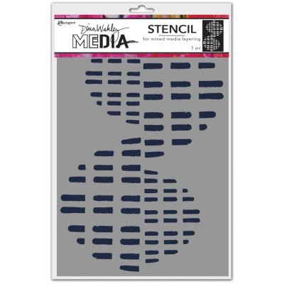 Dina Wakley Media 6"x9" Stencils - Pieces