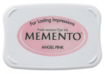 Tsukineko Memento Ink Pad - ANGEL PINK (large, 8cm x 5cm)
