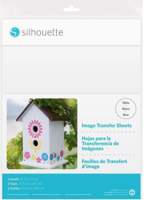 Silhouette 8.5"x11" Image Transfer Sheets - White (2 pack)