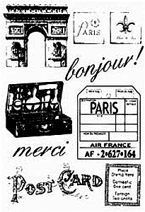 Clear Choice Clearstamps - Trip To Paris