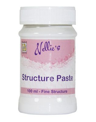 Nellies Choice Mixed Media Structure Paste - Fine White (100ml)