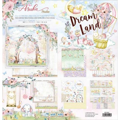 Asuka Studio 12"x12" Collection Pack - Dreamland (12 sheets)