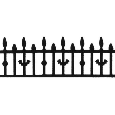 Martha Stewart Deep Edger Punch - Iron Fence