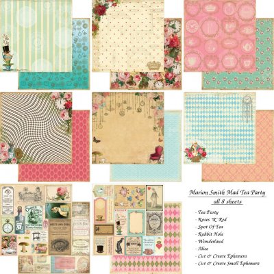 Marion Smith Designs - Mad Tea Party Whole Series (All 8 sheets)
