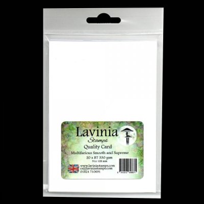 Lavinia Stamps Multifarious Card - B7 White (20 sheets)