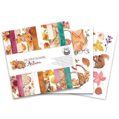 Piatek13 6”x6” Paper Pad - The Four Seasons Autumn (24 sheets)
