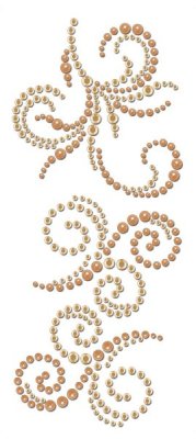 Prima Say it in Crystals - Rondelle Pearl & Crystal Swirl (Gold)