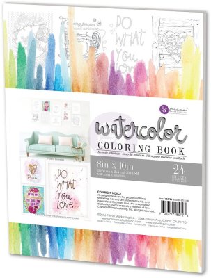 Prima Marketing Watercolor Coloring Book