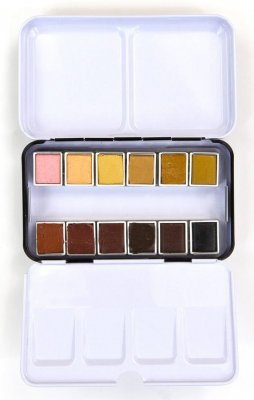 Prima Marketing Watercolor Confections Watercolor Pans - Complexion (12 pack)