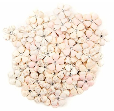 Prima Lavender Frost Mulberry Paper Flowers - Sweet Lavender